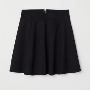 H&M Black Skater Skirt